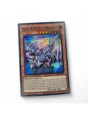 Blue Eyes Jet Dragon 1st Edition Secret Rare Battle of Chaos BACH EN004 NM